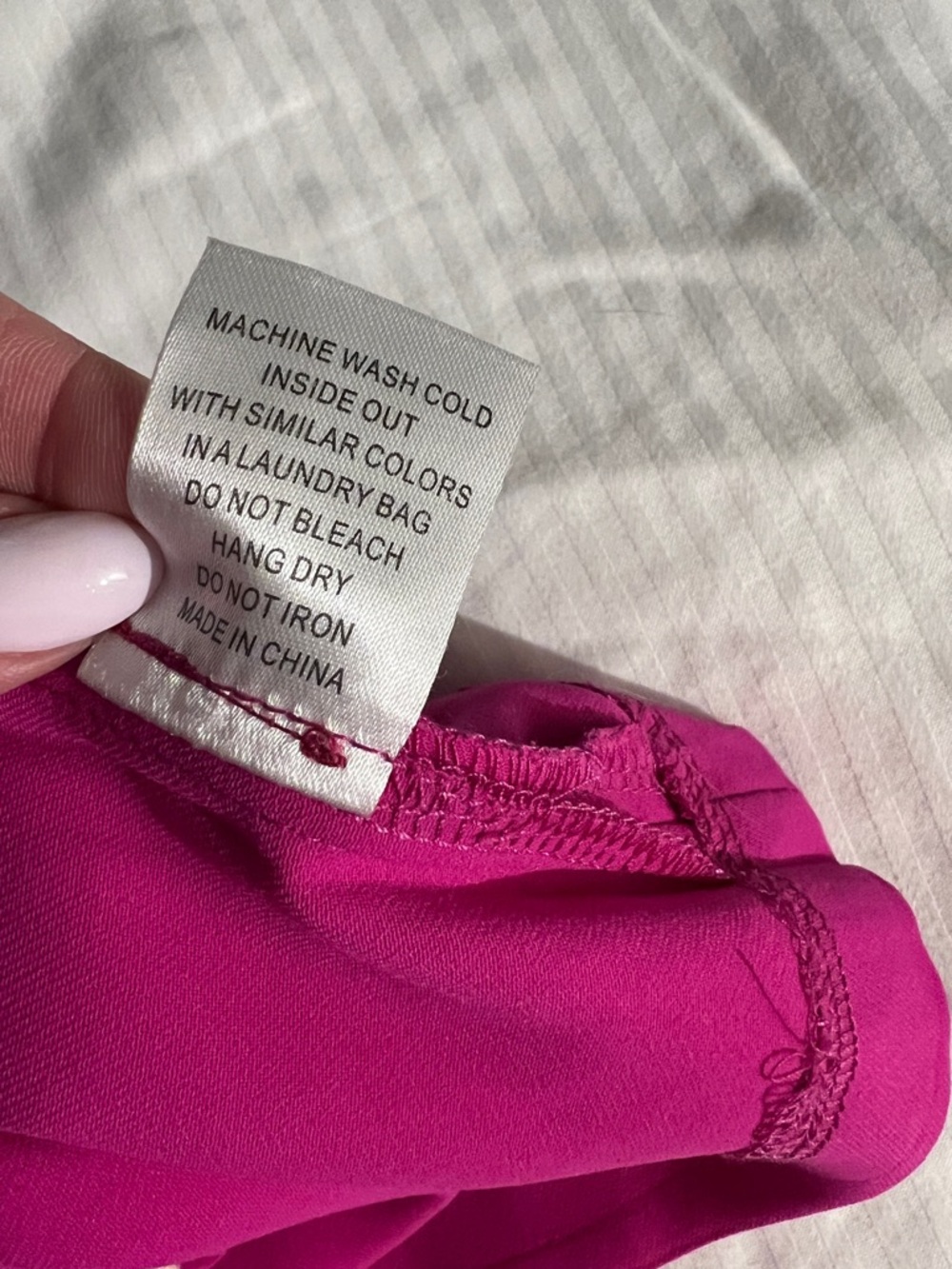 NWOT Judith March Southern Charm Fuchsia Skort Large Luxurious to the touch - Picture 7 of 9